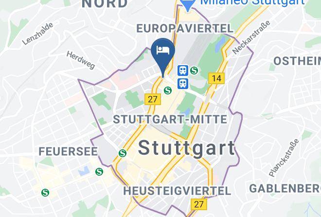 Stuttgart - Novum Hotel Rieker Stuttgart Hauptbahnhof Maps