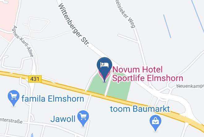 Pinneberg - Novum Hotel Sportlife Elmshorn Maps
