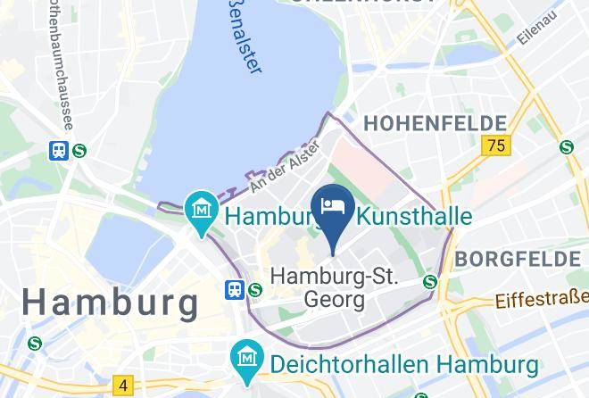 Stadt Hamburg - Novum Style Hotel Hamburg Centrum Maps