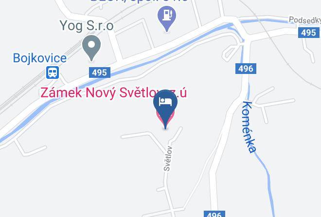 Novy Svetlov Map