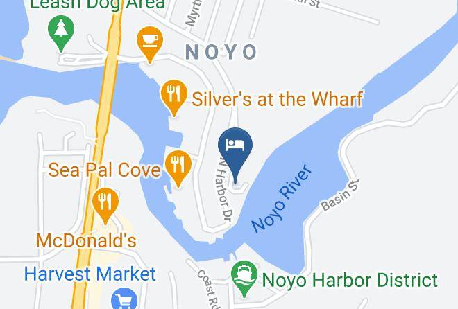Mendocino - Noyo Harbor Inn Maps