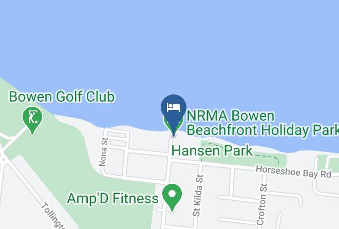 Whitsunday - Nrma Bowen Beachfront Holiday Park Maps