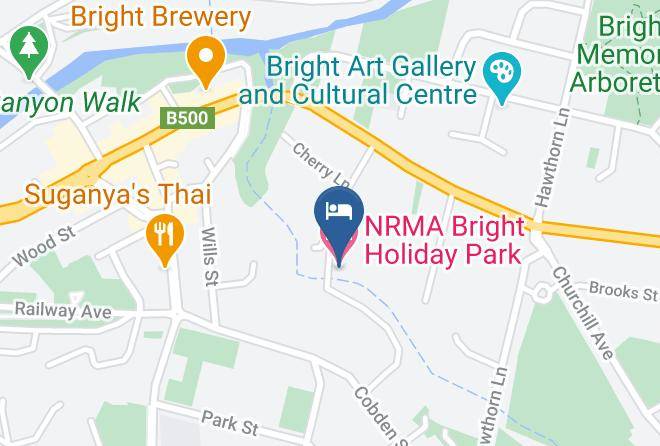 Alpine - Nrma Bright Holiday Park Maps