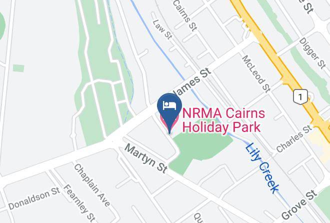 Cairns - Nrma Cairns Holiday Park Maps