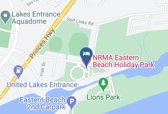 East Gippsland - Nrma Eastern Beach Holiday Park Maps