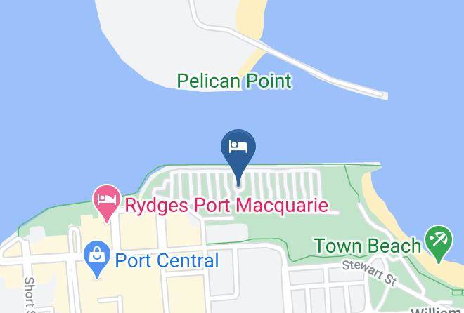 Port Macquarie Hastings - Nrma Port Macquarie Breakwall Holiday Park Maps