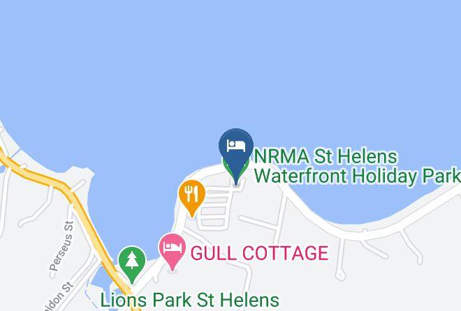 Break O Day - Tasman Holiday Parks St Helens Maps
