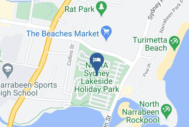 Northern Beaches - Nrma Sydney Lakeside Holiday Park Maps