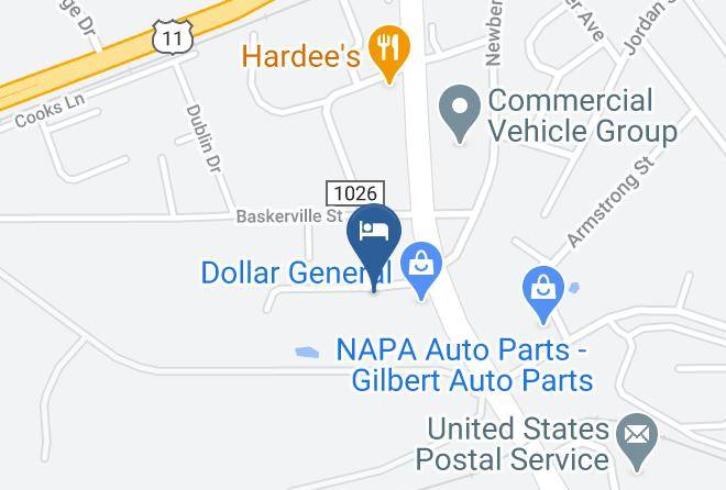 Nrv Suites And Extended Stay Motel Map