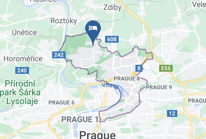 Prague - Bambus Zahrada Maps