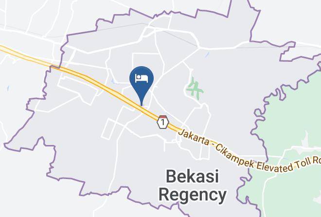 Bekasi Regency - Nuanza Hotel & Convention Maps