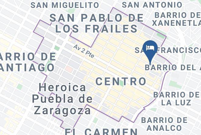 Heroica Puebla De Zaragoza Puebla - Nueva Luna Hotel Boutique Spa Maps