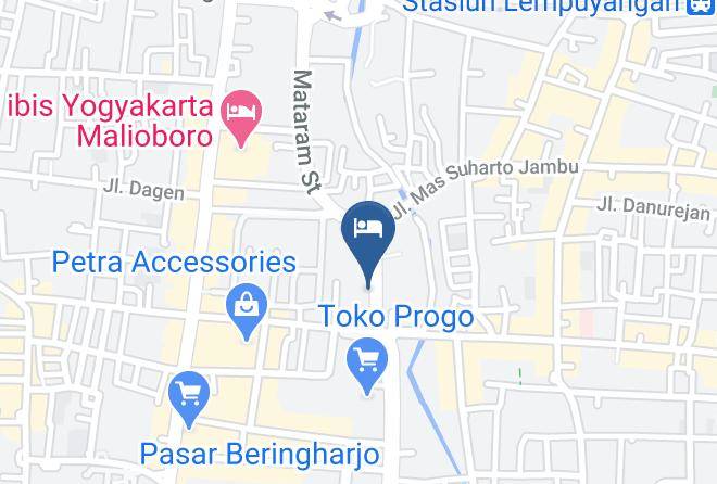 Kota Yogyakarta - Nueve Malioboro Hotel Yogyakarta Maps