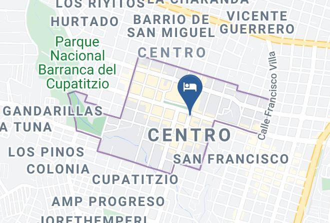 Uruapan - Nuevo Hotel Alameda De Uruapan Sa De Cv Maps