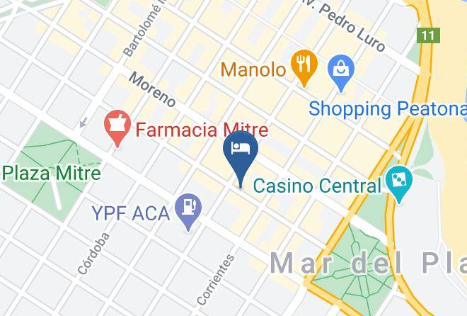 General Pueyrredon Partido - Nuevo Hotel Astro Mar Del Plata Maps