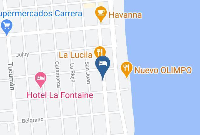 Mar Del Tuyu - Nuevo Hotel Bella Costa Maps