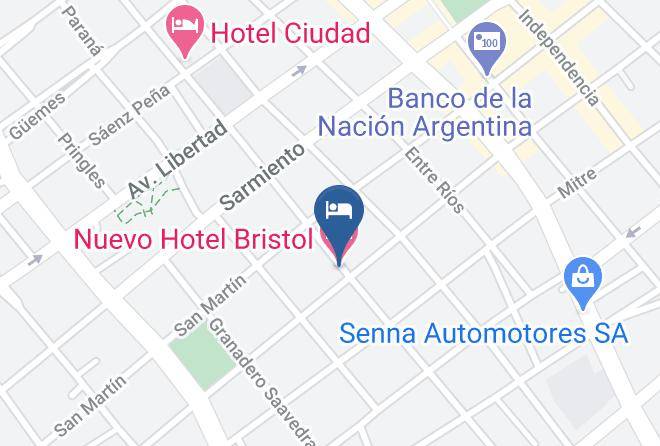 Santiago Del Estero - Nuevo Hotel Bristol Maps