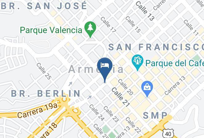 Armenia - Nuevo Hotel Cafe Real Maps