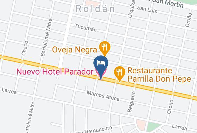 San Lorenzo - Nuevo Hotel Parador Maps