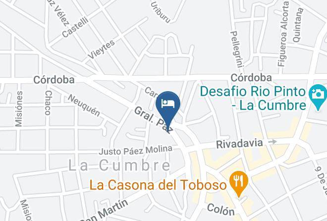 Punilla Department - Nuevo Hotel Sema Maps