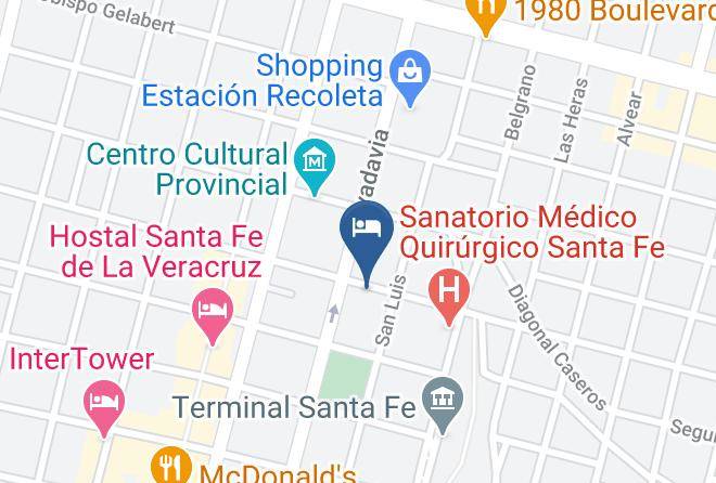 Santa Fe - Nuevo Hotel Suipacha Maps