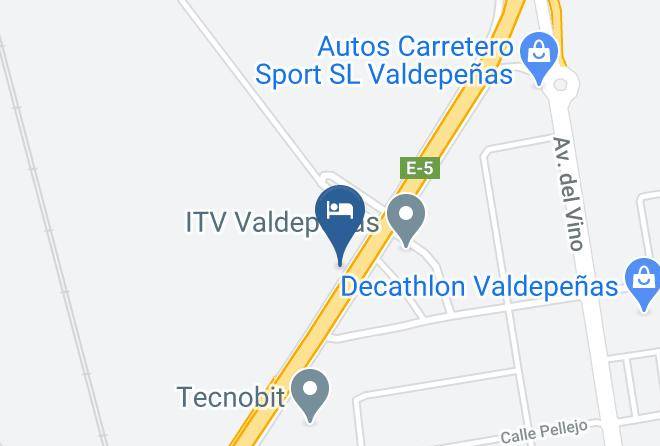 Ciudad Real - Nuevo Hotel Vista Alegre Valdepenas Maps