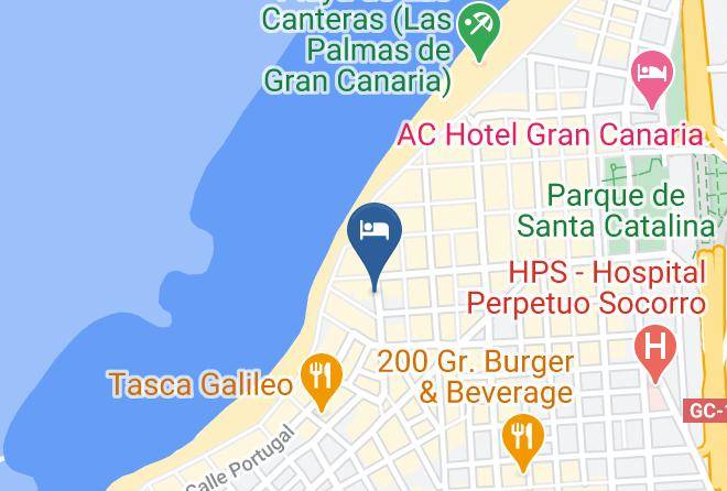Nuevo Y Moderno Detras De La Playa By Canariasgetaway Map