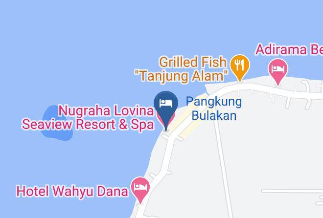 Buleleng Regency - Nugraha Lovina Seaview Resort & Spa Maps