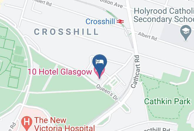 Glasgow City - Number 10 Hotel Maps