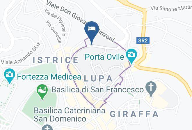 Siena - La Barriera Di San Lorenzo Maps