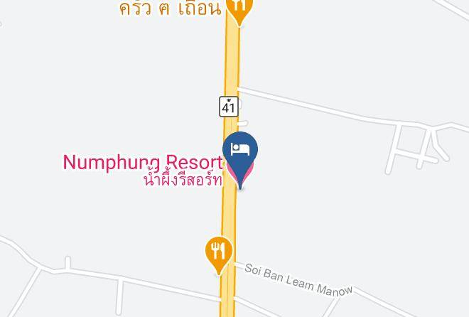 Amphoe Sawi - Numphung Resort Maps