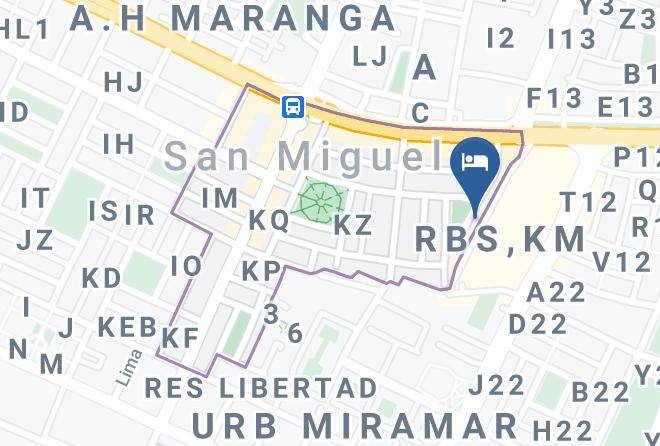San Miguel - Nuna Hotel Maps