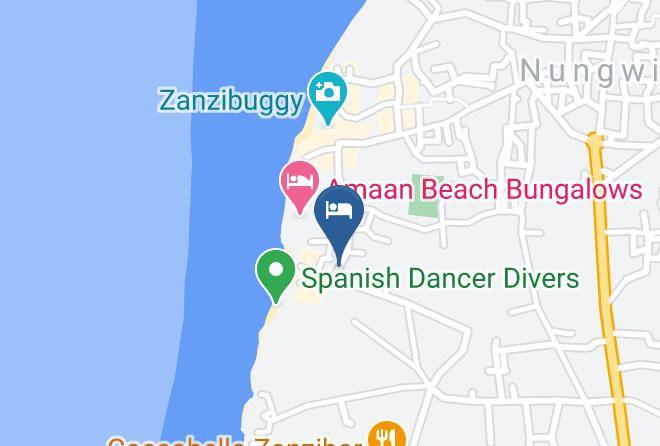 Zansibar North Central - Nungwi Garden Boutique Hotel Maps