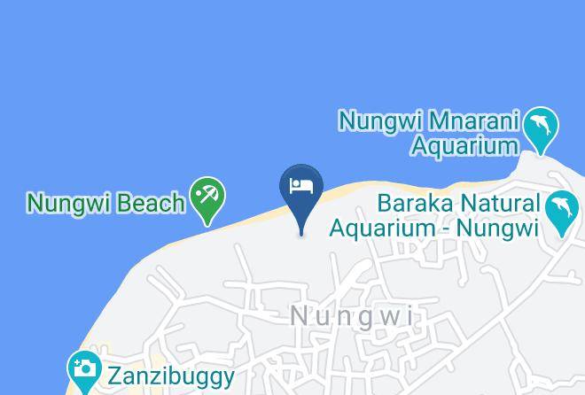 Zansibar North Central - Nungwi Saturn Bungalow Maps