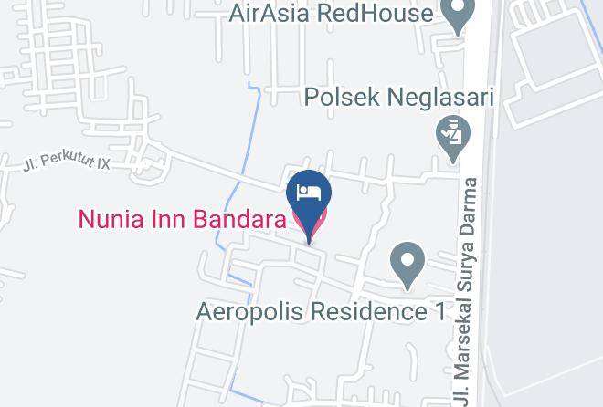 Kota Tangerang - Nunia Inn Bandara Maps