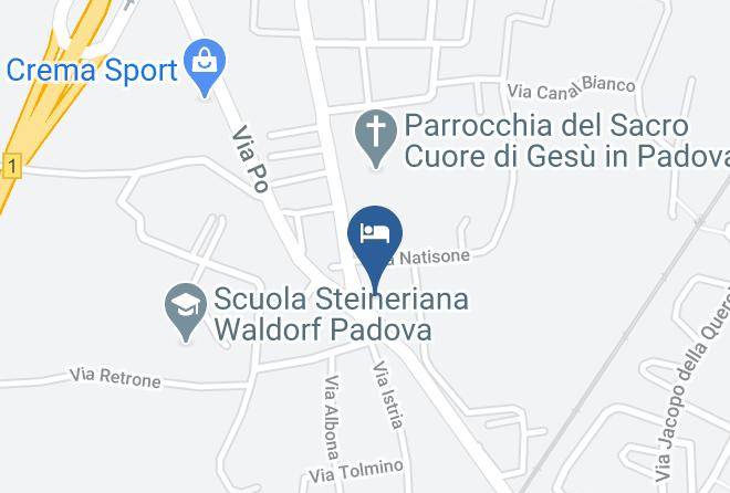 Padua - Nuova Locanda Munerato Maps