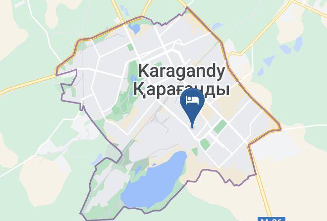 Karaganda - Nurbahyt Hotel Maps