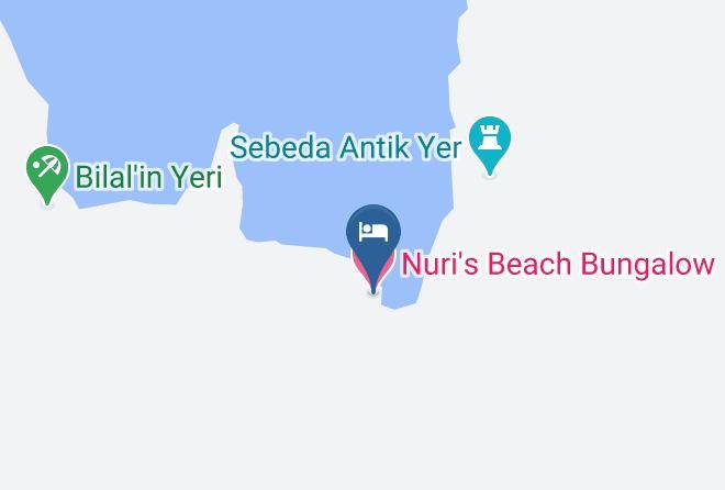 Antalya - Nuri's Beach Bungalow Maps