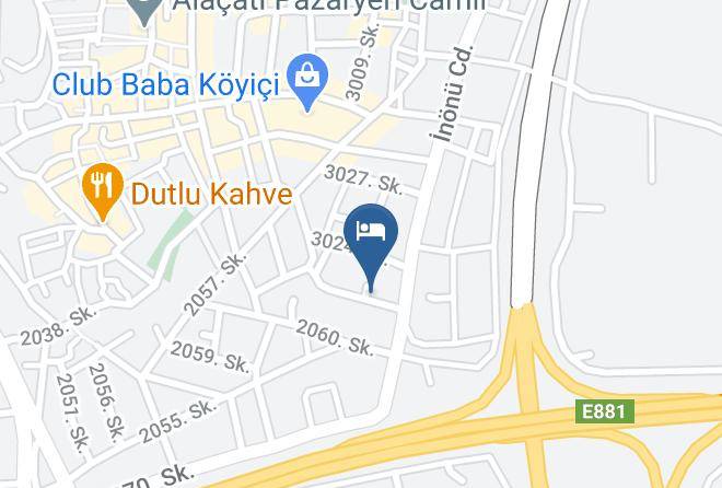 Cesme - Nuriye Alacati Butik Otel Maps