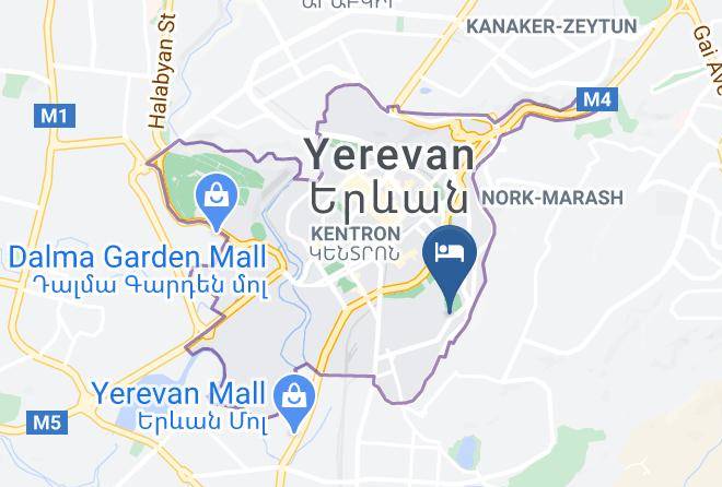 Yerevan - Nuryan Hotel Yerevan Maps