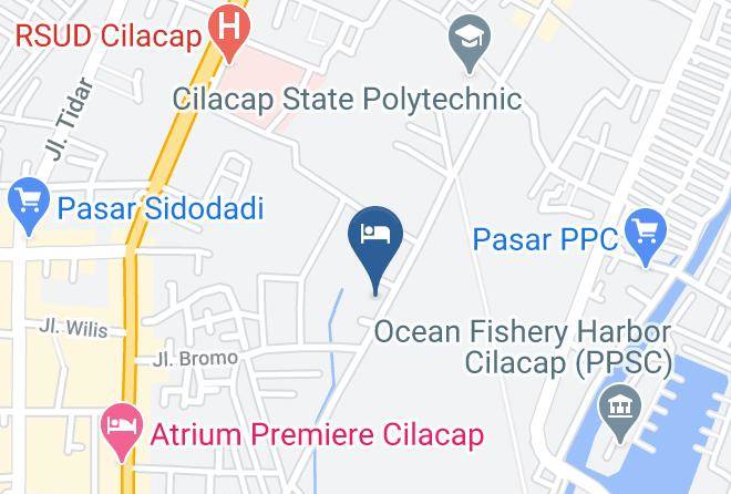 Cilacap Regency - Nusantara Hotel Dan Rumah Makan Maps