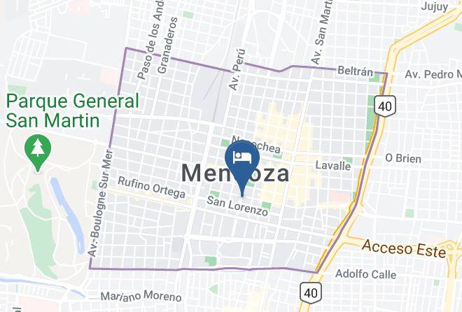 Mendoza - Nutibara Hotel Maps