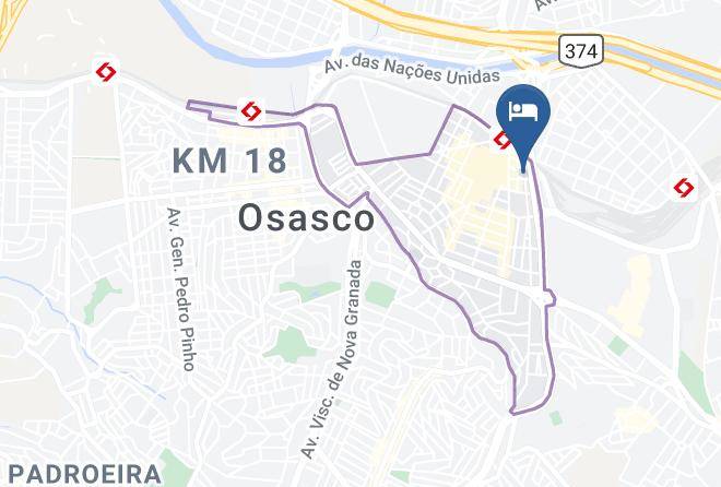 Osasco - Nuvens Hotel Maps