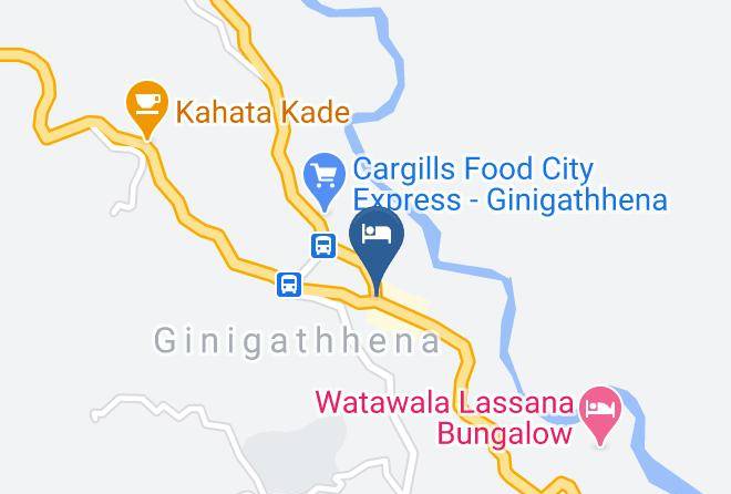 Kandy - Nuwara Eliya Redrock Guest Maps