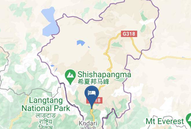 Xigaze - Nyalam Hotel Maps