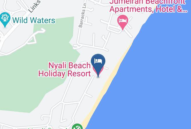 Mombasa - Nyali Beach Holiday Resort Maps