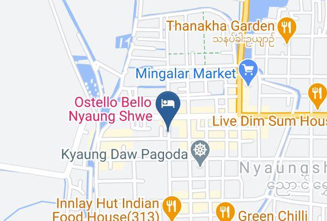 Taunggyi - Nyaung Shwe City Hotel Maps