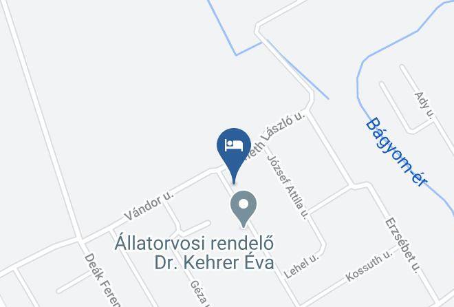 Kapolnasnyek - Nyeki Vandor Panzio Maps