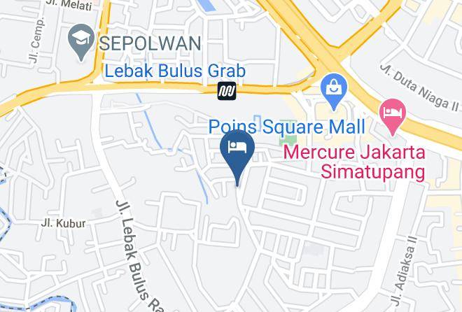 Jakarta Selatan - Nyenyak Mrt Lebak Bulus Simatupang Maps