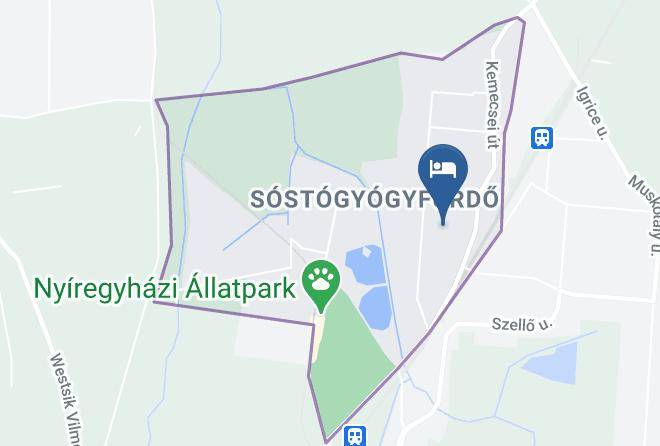 Nyiregyhaza - Nyilas Fogado Maps
